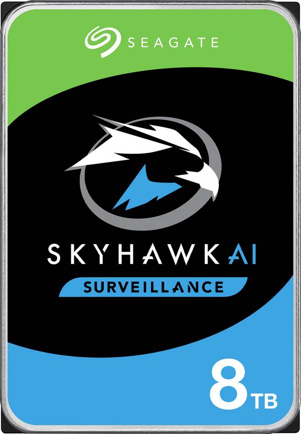 Seagate SkyHawk™ AI 8 TB  interní pevný disk 8,9 cm (3,5") SATA 6 Gb/s ST8000VE001