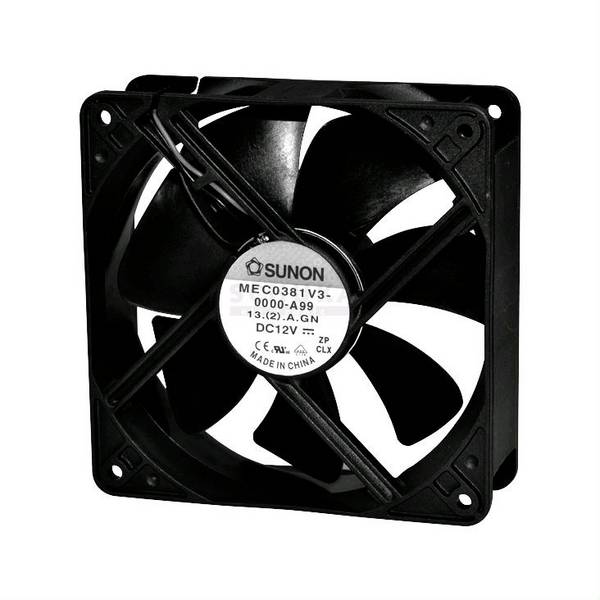 Sunon MEC0381V1-A99 axiální ventilátor, 12 V/DC, 234.4 m³/h, (d x š x v) 120 x 120 x 38 mm, MEC0381V1-A99