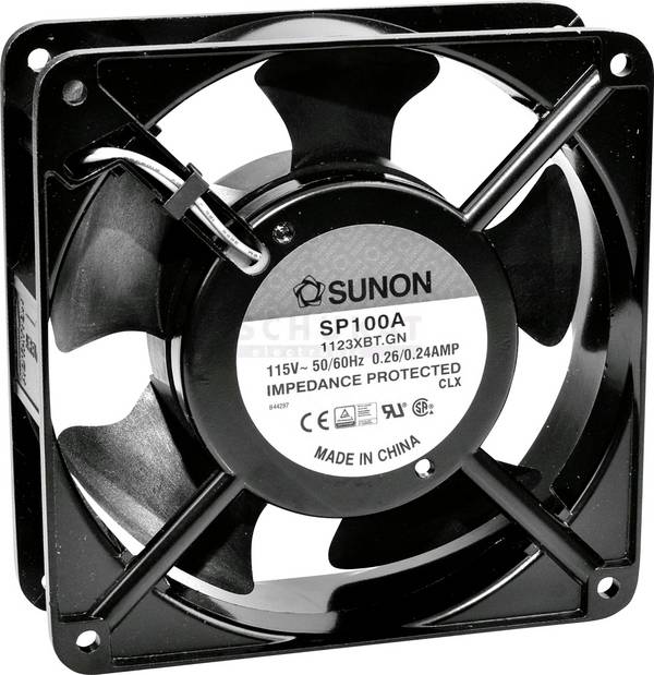 Sunon DP200A2123XBT axiální ventilátor, 230 V/AC, 164.76 m³/h, (d x š x v) 120 x 120 x 38 mm, DP200A2123XBT
