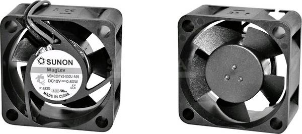 Sunon MF40201VX1000UA99 axiální ventilátor, 12 V/DC, 18.34 m³/h, (d x š x v) 40 x 40 x 20 mm, MF40201VX-1000-UA99