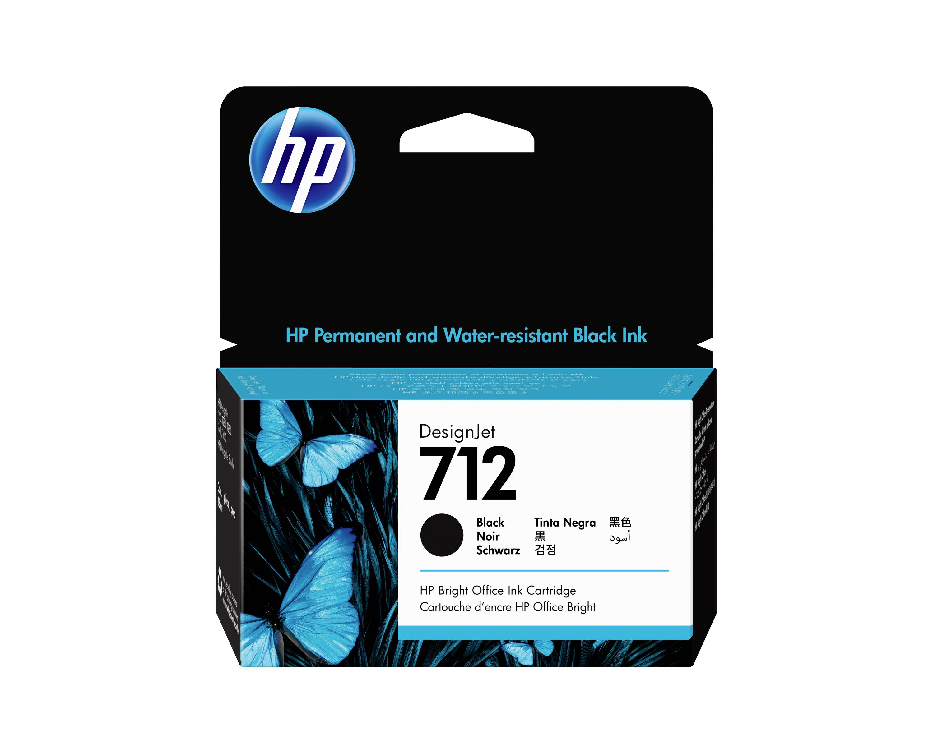 HP Ink 712 originál černá 3ED70A