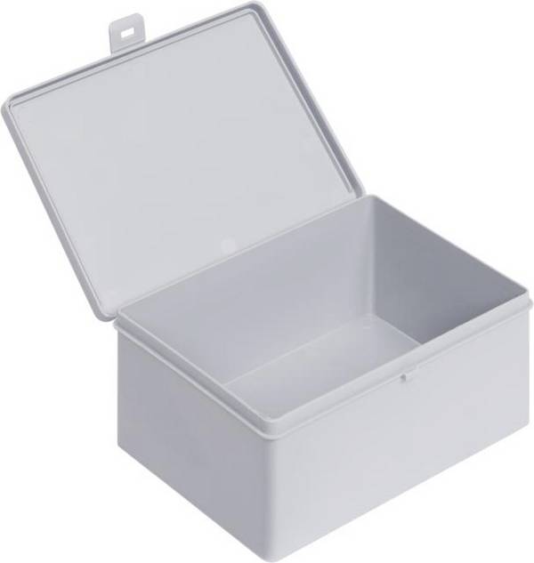 Alutec 66019 box na závěsy, (d x š x v) 180 x 140 x 80 mm, šedá, 1 ks