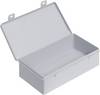 Alutec 66020 box na závěsy, uzavřený, (d x š x v) 225 x 125 x 60 mm, šedá, 1 ks