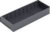 Alutec 66032 skladový box , stohovatelné, (d x š x v) 500 x 183 x 81 mm, tmavě šedá , 1 ks