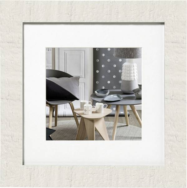 walther+ design HO330V vyměnitelný fotorámeček Formát papíru: 30 x 30 cm  bílá