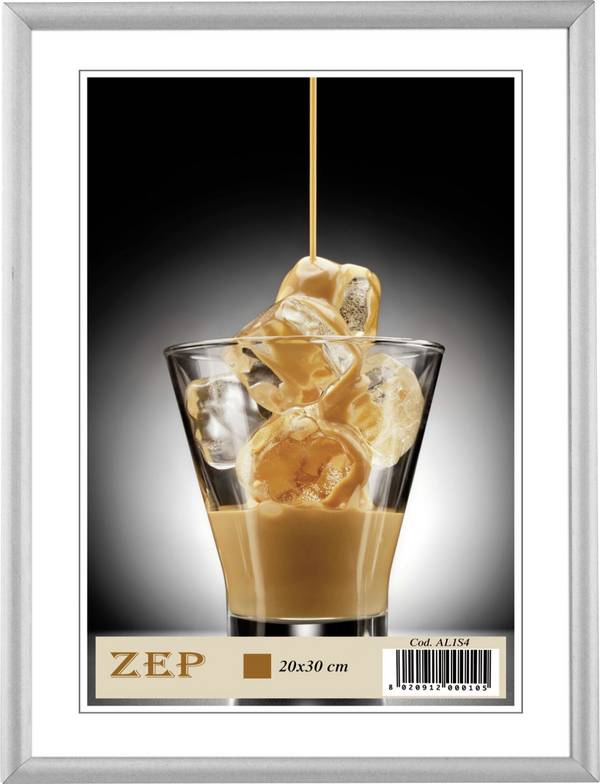 ZEP AL1S4 vyměnitelný fotorámeček Formát papíru: 20 x 30 cm (š x v) 20 cm x 30 cm stříbrná