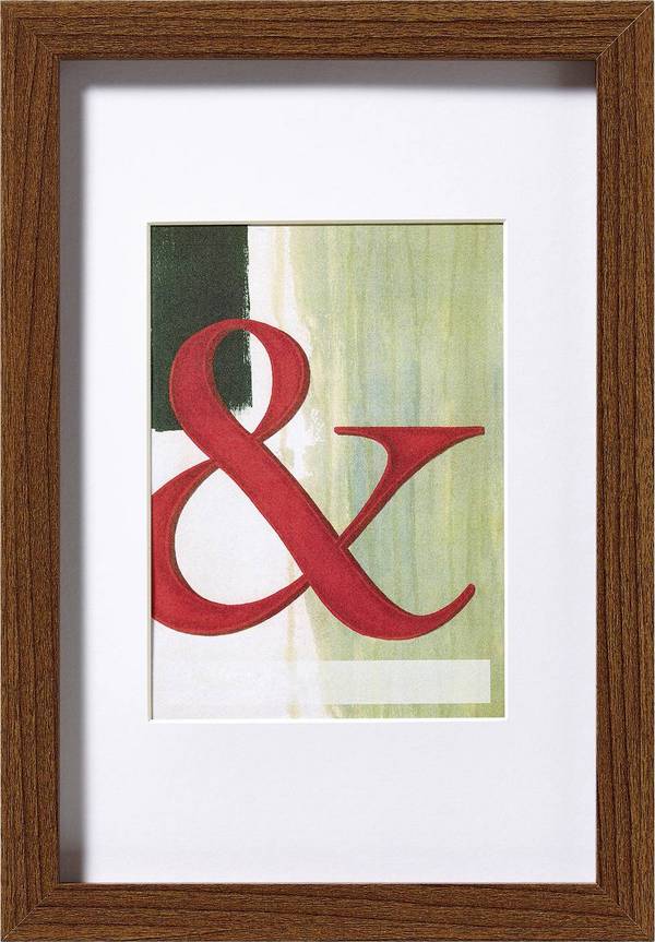 walther+ design EA030N vyměnitelný fotorámeček Formát papíru: 20 x 30 cm (š x v x h) 23 x 33 x 3 cm hnědá
