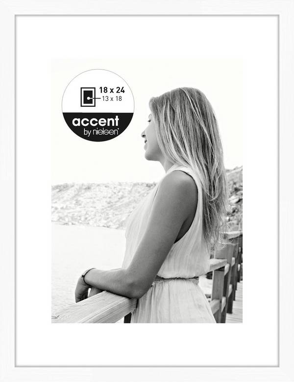 Nielsen Design 1134001 vyměnitelný fotorámeček Formát papíru: 18 x 24 cm  bílá