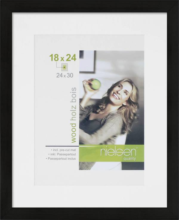 Nielsen Design 8988006 vyměnitelný fotorámeček Formát papíru: 24 x 30 cm (š x v) 24 cm x 30 cm černá