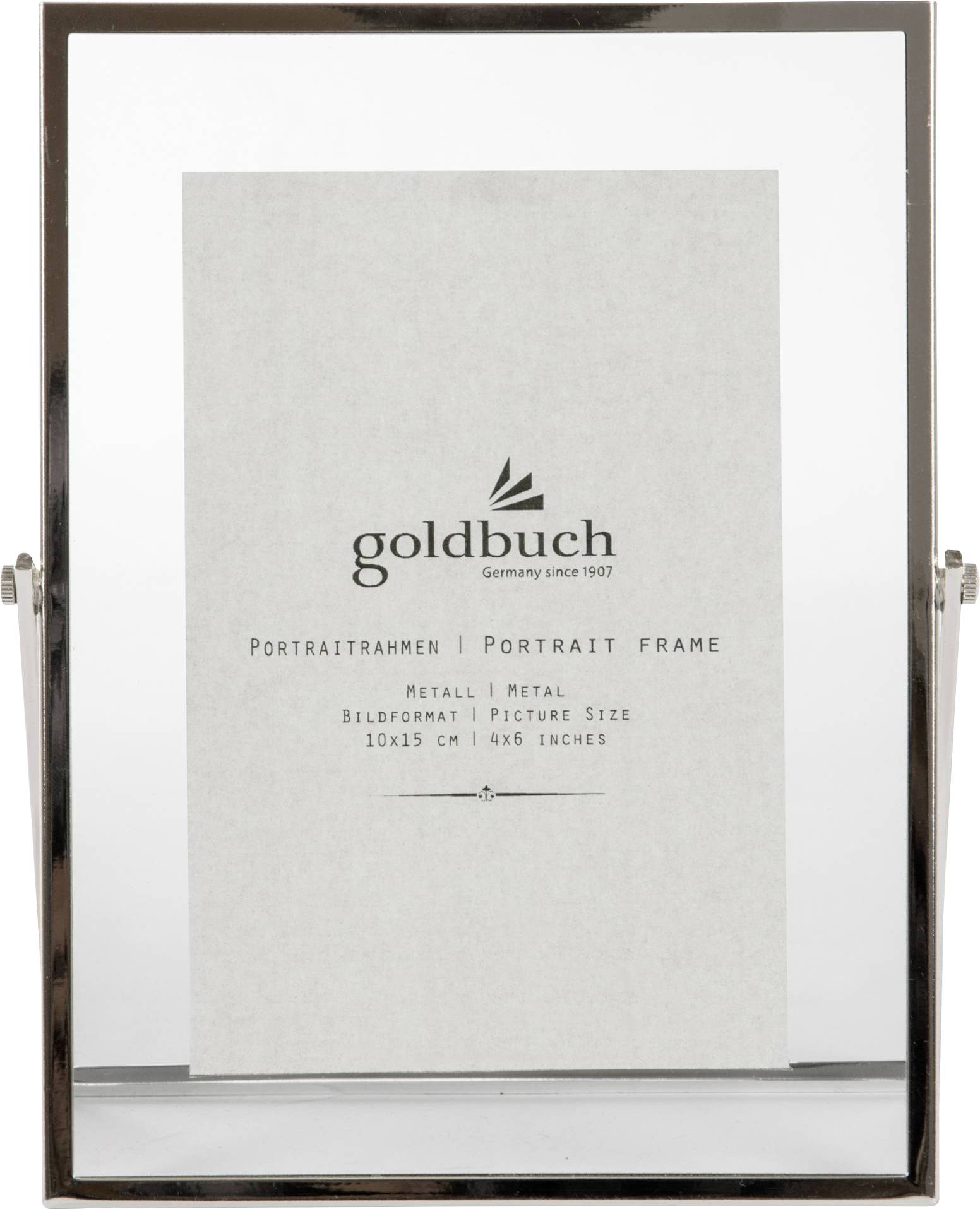 Goldbuch 96 0382 vyměnitelný fotorámeček Formát papíru: 10 x 15 cm stříbrná