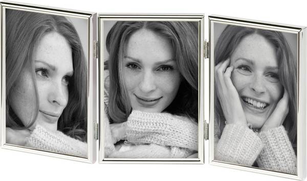 walther+ design WD315S vyměnitelný fotorámeček Formát papíru: 10 x 15 cm  stříbrná