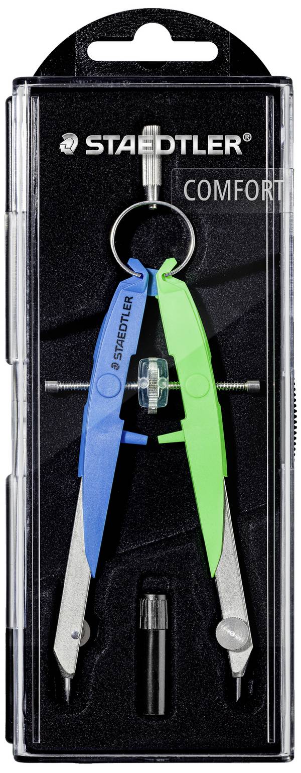 Staedtler geometrické kružítko Mars 556 comfort, Neon 1 hlava s kulatou spirálou