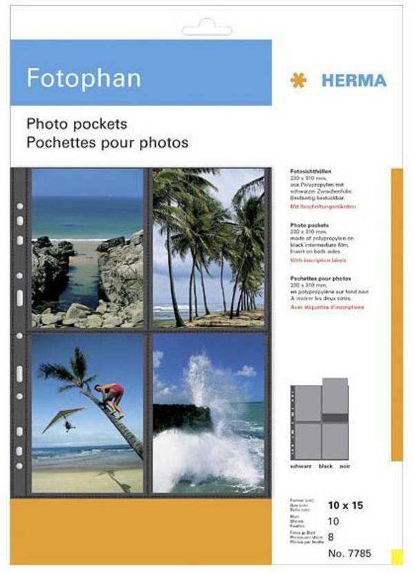 Herma HERMA Fotophan - Hülle x 10 obaly na fotografie 10 x 15 cm  10 x 15 cm