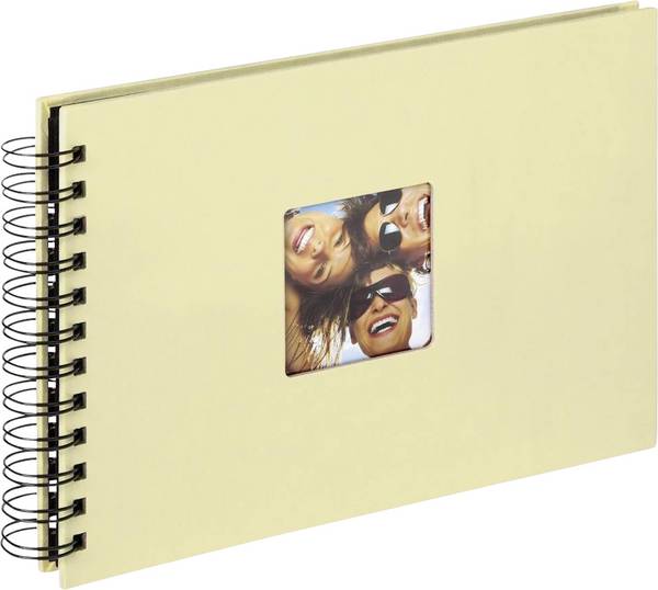 walther+ design  SA-109-H album se spirálovou vazbou (š x v) 25 cm x 17 cm krémová 40 Seiten