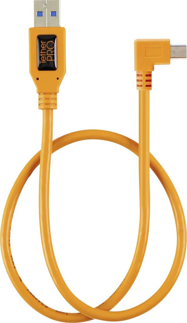 Tether Tools USB kabel USB 3.0 USB Mini-B zástrčka, USB-A zástrčka 0.50 m oranžová barevně rozlišený TET-CU51RT02-ORG