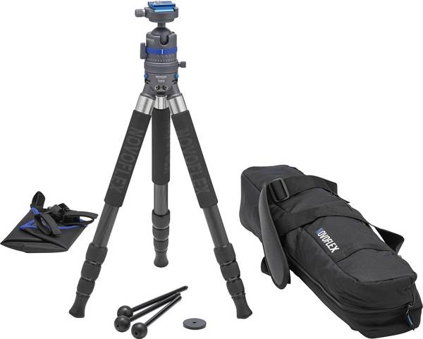 Novoflex  mini stativ 1/4palcové min./max.výška=16 - 134.5 cm černá, šedá