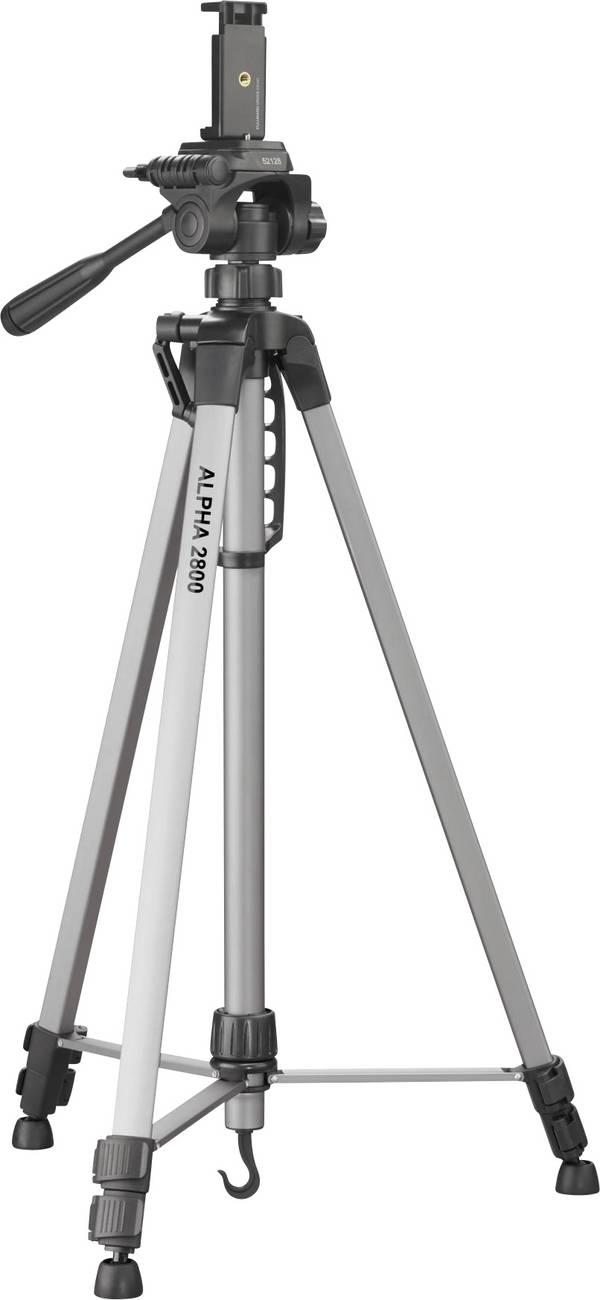 Cullmann Cullmann Alpha 2800 mobile - Stativ mini stativ  min./max.výška=67.5 - 184.5 cm stříbrná, černá vč. páky