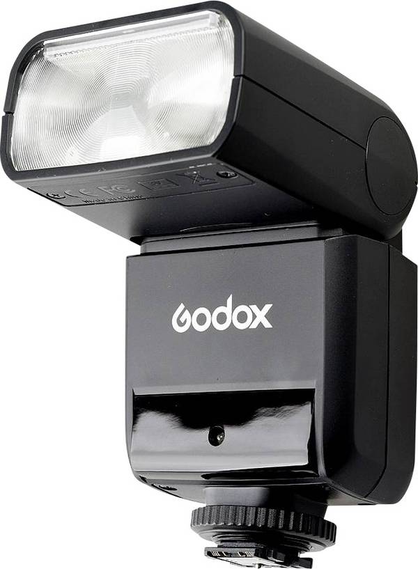 nástrčný fotoblesk Godox  Vhodná pro (kamery)=Sony Směrné číslo u ISO 100/50 mm=36