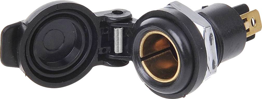 IWH Vestavná zásuvka DIN 12/24 V. Proudová zatížitelnost (max.)=16 A 12 nebo 24 V/DC