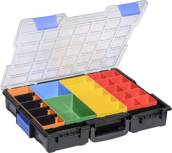 Allit EuroPlus Pro K44/23 kufřík na součástky (d x š x v) 355 x 440 x 76 mm přihrádek: 23   Obsah 1 ks