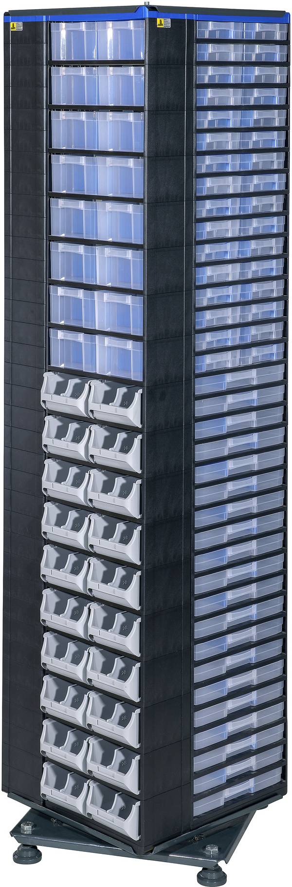 Allit 464670 otočný stojan  VarioPlus Pro R 187/494  (š x v x h) 445 x 1870 x 445 mm černá, modrá 1 ks
