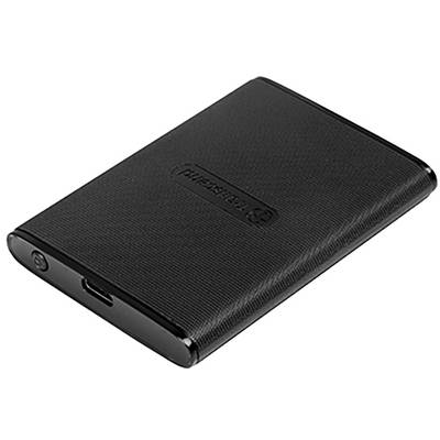 Černý externí pevný disk se zaoblenými hranami a USB připojením, s názvem značky na horní straně. Perfektní pro ukládání dat.