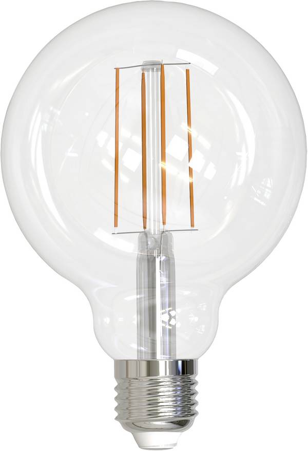 Müller-Licht 401069 LED Energetická třída (EEK2021) E (A - G) E27 kulatý tvar 9 W = 75 W teplá bílá (Ø x v) 95 mm x 140 mm vlákno 1 ks
