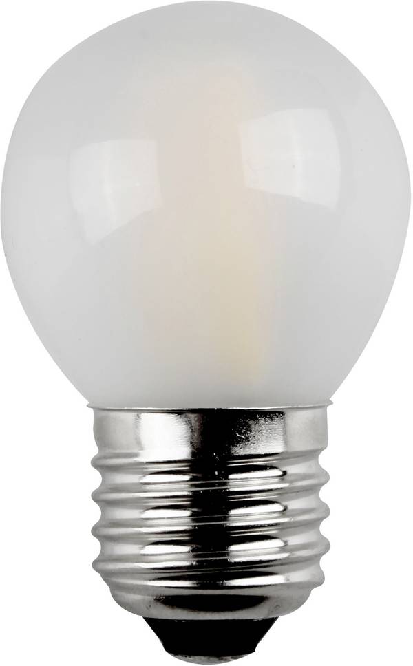 Müller-Licht 401065 LED Energetická třída (EEK2021) F (A - G) E27 kapkový tvar 4 W = 40 W teplá bílá (Ø x v) 45 mm x 77 mm vlákno 1 ks