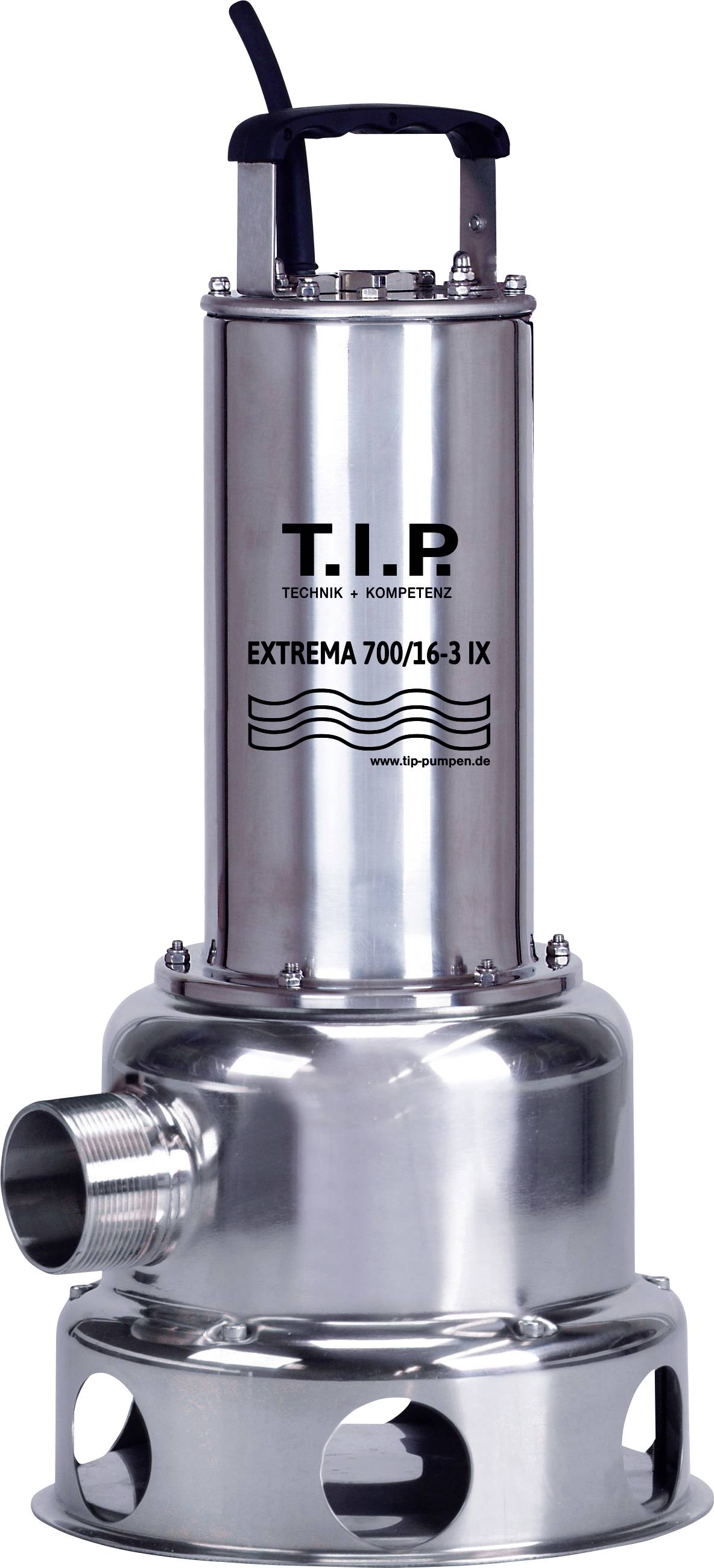 T.I.P. - Technische Industrie Produkte 30275 EXTREMA 700/16-3 IX ponorné čerpadlo pro užitkovou vodu 42000 l/h 16 m-0