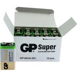 GP Batteries GP1604A / 6LR61 baterie 9 V alkalicko-manganová 9 V 10 ks