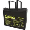 Long U1-36NE U1-36NE olověný akumulátor 12 V 36 Ah olověný se skelným rounem (š x v x h) 196 x 169 x 130 mm šroubované M6 odolné proti více cyklům, nepatrné vybíjení, bezúdržbové