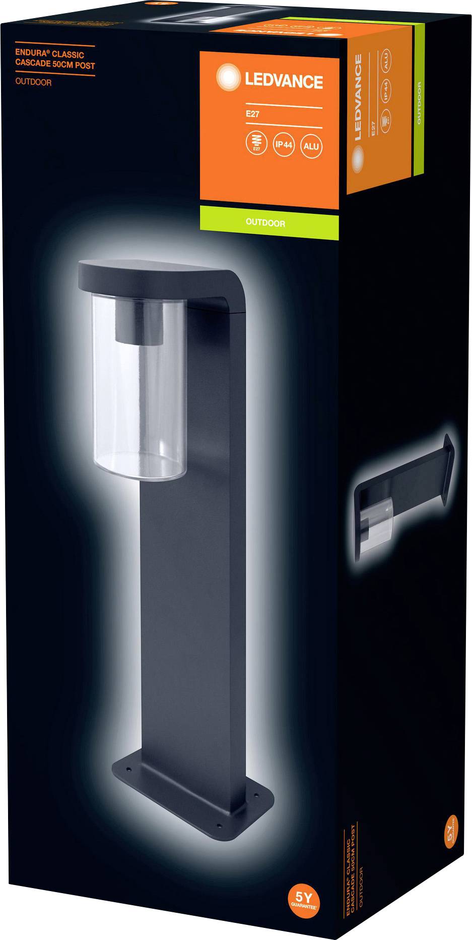 Obal venkovní svítidlo LEDVANCE 'Endura Classic Lantern Post'. Zobrazuje produktové foto lampy a je určen pro venkovní použití.