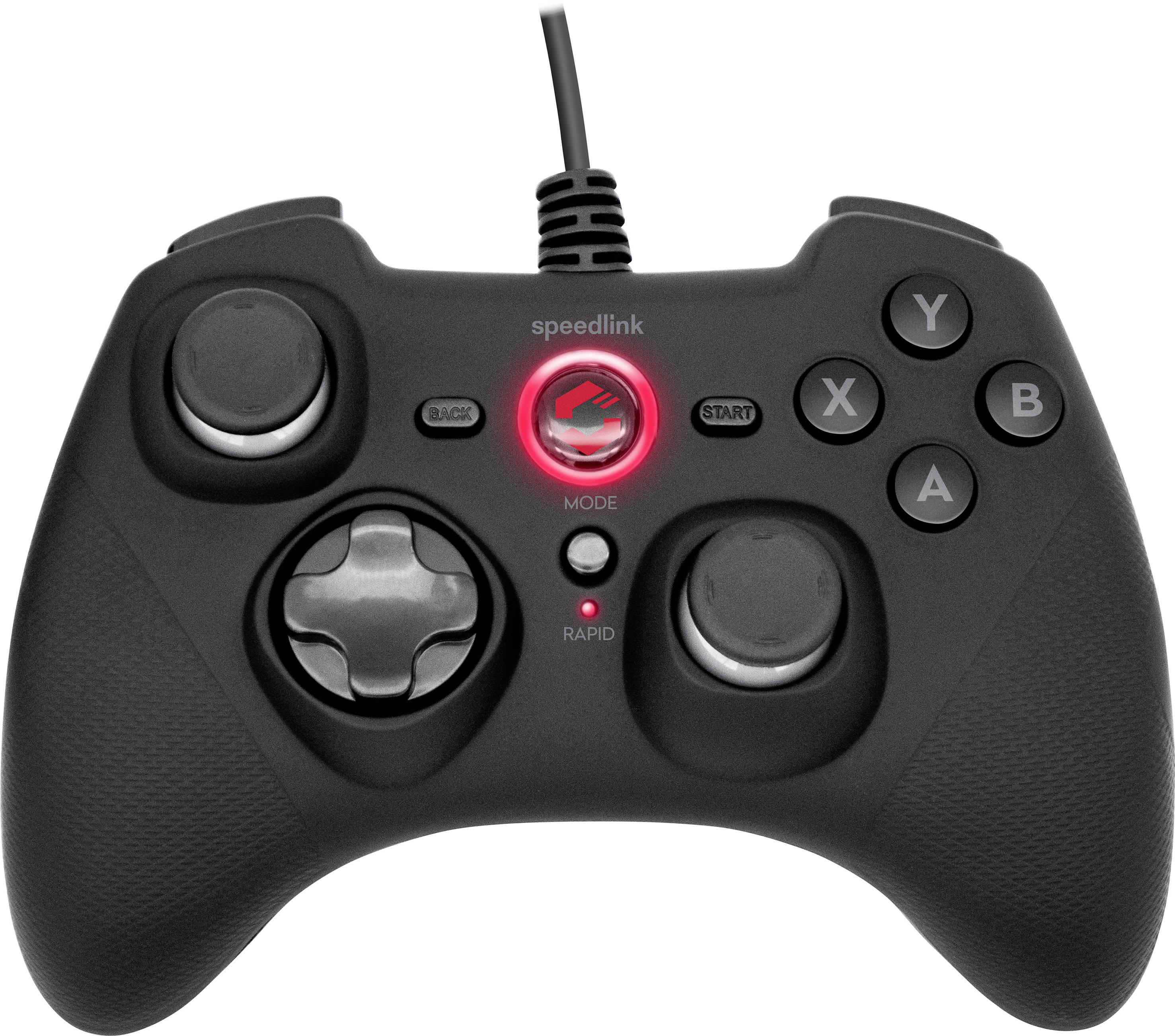 SpeedLink RAIT gamepad PC, PlayStation 3, Nintendo Switch černá