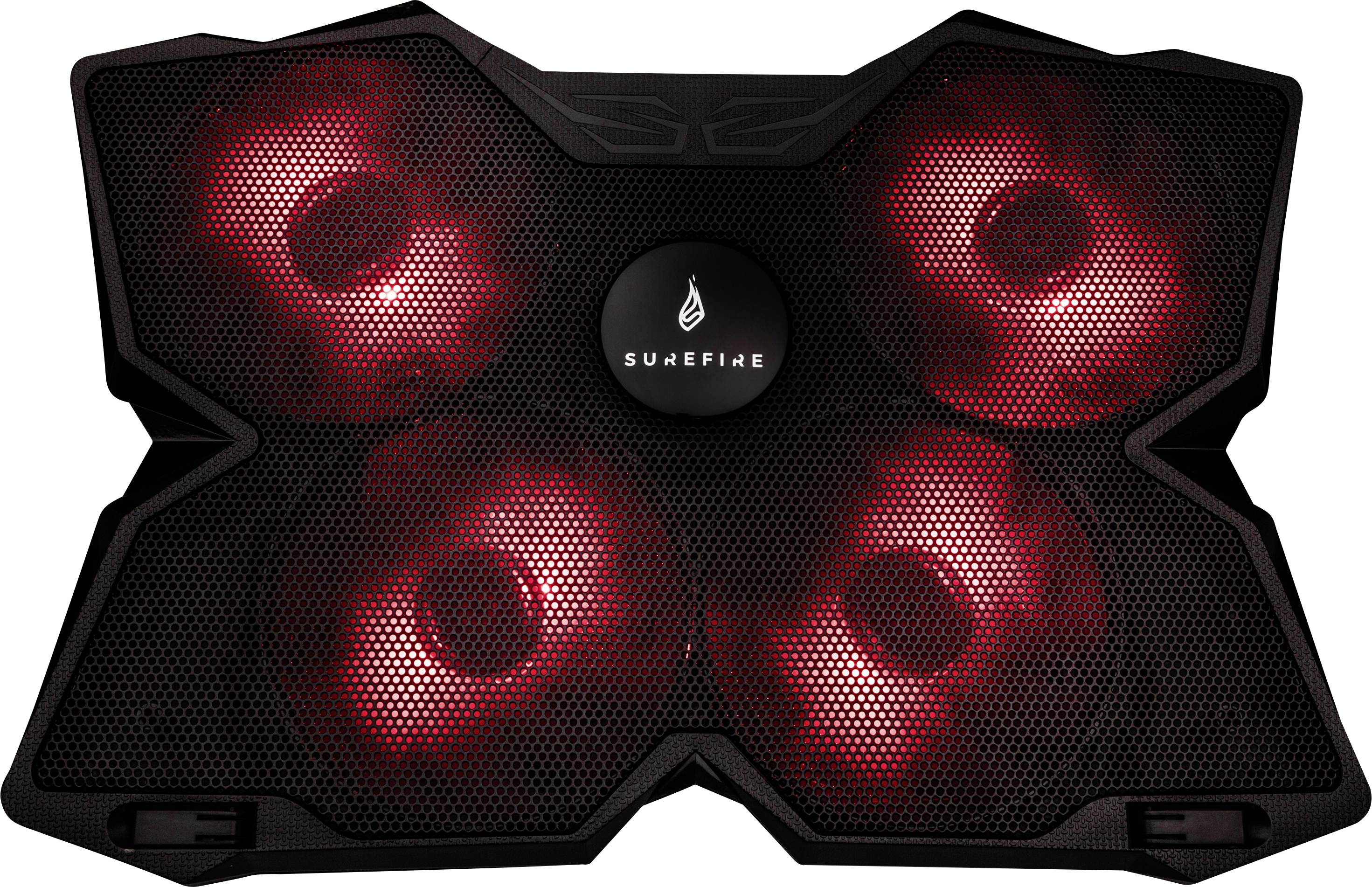 Surefire Gaming Bora chladicí podložka pod notebook  nastavitelná výška, regulovatelný ventilátor, USB HUB