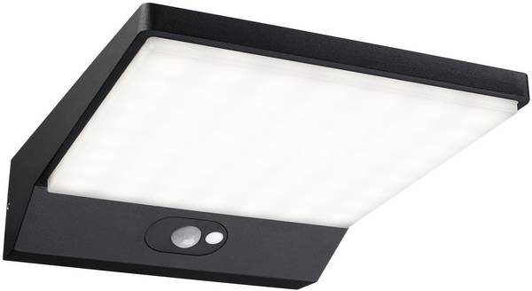 Paulmann 94334 Ronas solární nástěnná lampa   Energetická třída (EEK2021): A (A - G) 5 W teplá bílá tmavě šedá