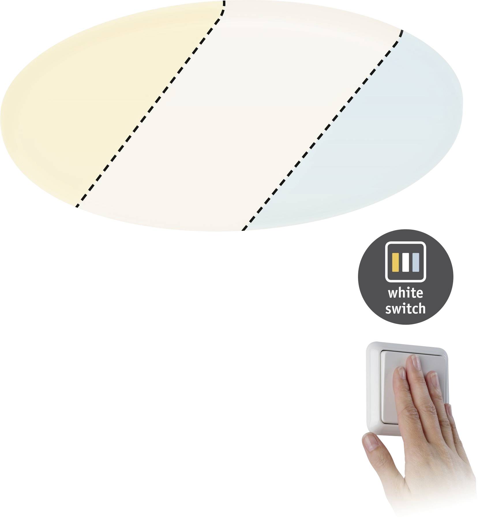 Paulmann 95382 Veluna VariFit LED panel vestavný LED 17 W transparentní