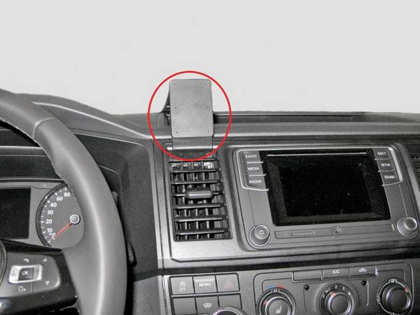 Brodit ProClip VW Caravelle/T6 Transporter/Pickup (Bj. 16-20) Palubní deska držák mobilního telefonu do auta