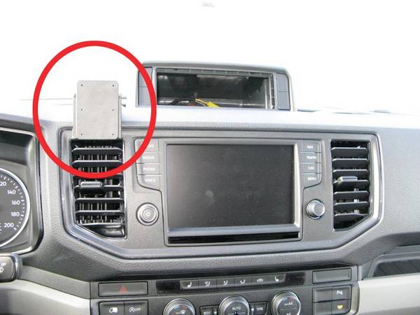 Brodit ProClip VW Crafter (Bj. 17-21) / MAN TGE (Bj. 19-21) upevnění na ventilační mřížku držák mobilního telefonu do auta