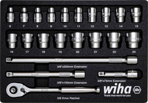 Wiha  44708 sada vložek kloubového zástrčného klíče   280 mm