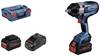 Bosch Professional GDS 18V-1000, 06019J8302 aku rázový utahovák, 1 000 Nm, 18 V, 8.0 Ah, Li-Ion, vč. 2x aku, vč. nabíječky, kufřík