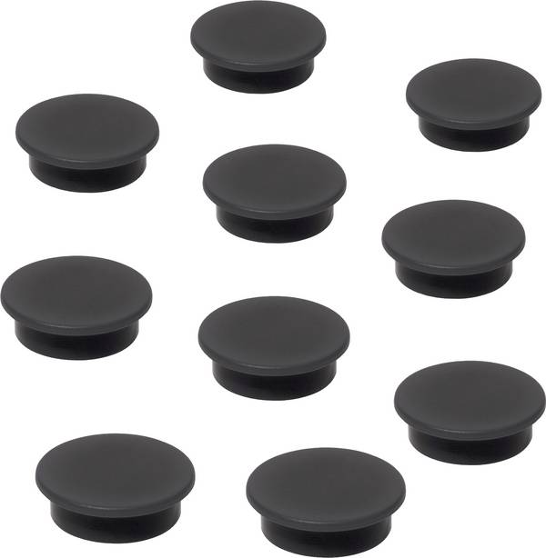 Sigel magnet MU196 (Ø) 25 mm kulatý černá 10 ks MU196