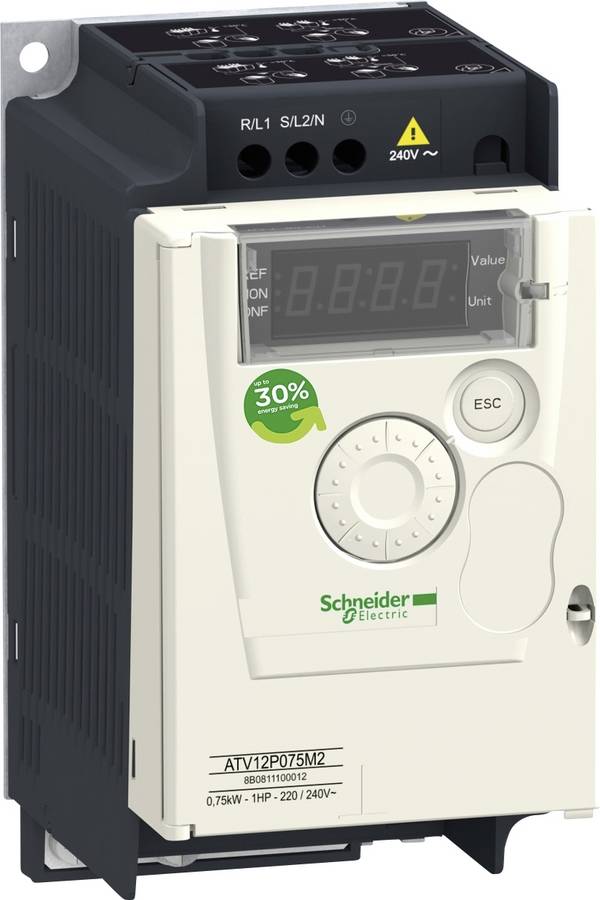 Schneider Electric frekvenční měnič  ATV12P075M3 0.75 kW 3fázový 200 V, 240 V