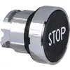 Schneider Electric ZB4BA234 ZB4BA234 přední prvek pro tlačítko nastavitelný (Ø) 22 mm STOP chrom, černá 1 ks Piece