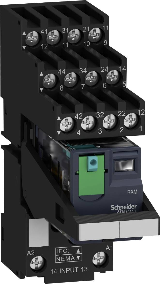 Schneider Electric RXM4AB1BDPVS, RXM4AB1BDPVS zátěžové relé, 250 V/AC, 8 A, 30 ks