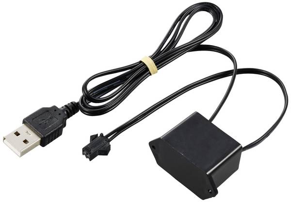 TRU COMPONENTS  EL invertor 5 V/DC  černá  (d x š x v) 40 x 18 x 23 mm