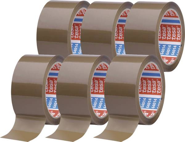 tesa tesapack 64014-501-00 lepicí páska  hnědá (d x š) 66 m x 50 mm 6 ks