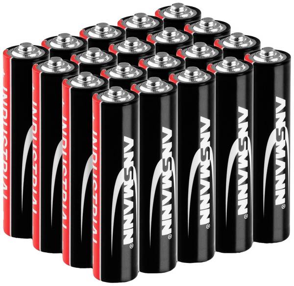 Ansmann Industrial mikrotužková baterie AAA alkalicko-manganová 1200 mAh 1.5 V 20 ks