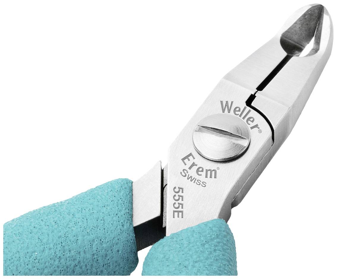 Weller Erem® 555E ESD štípací kleště zahnuté 120 mm-3