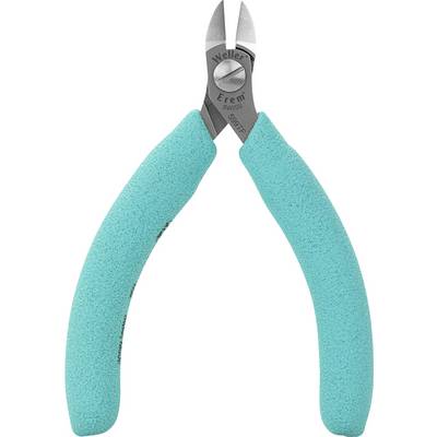 Zelené kleště s ergonomickými rukojeťmi vhodné pro řezání drátů nebo jemných materiálů.