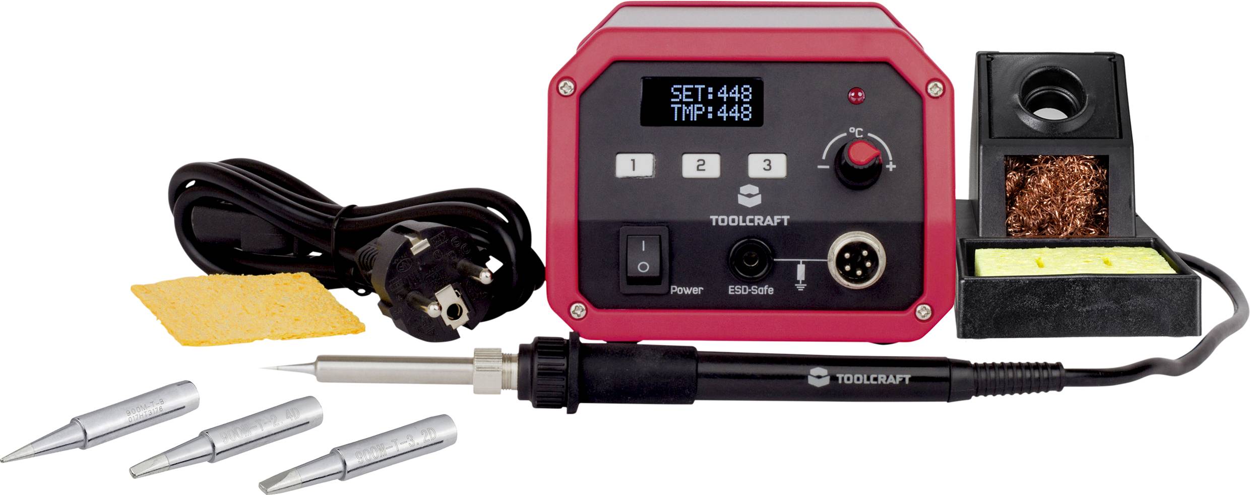 TOOLCRAFT ST-100D SE pájecí stanice digitální 100 W 150 - 450 °C vč. pájecí hrot